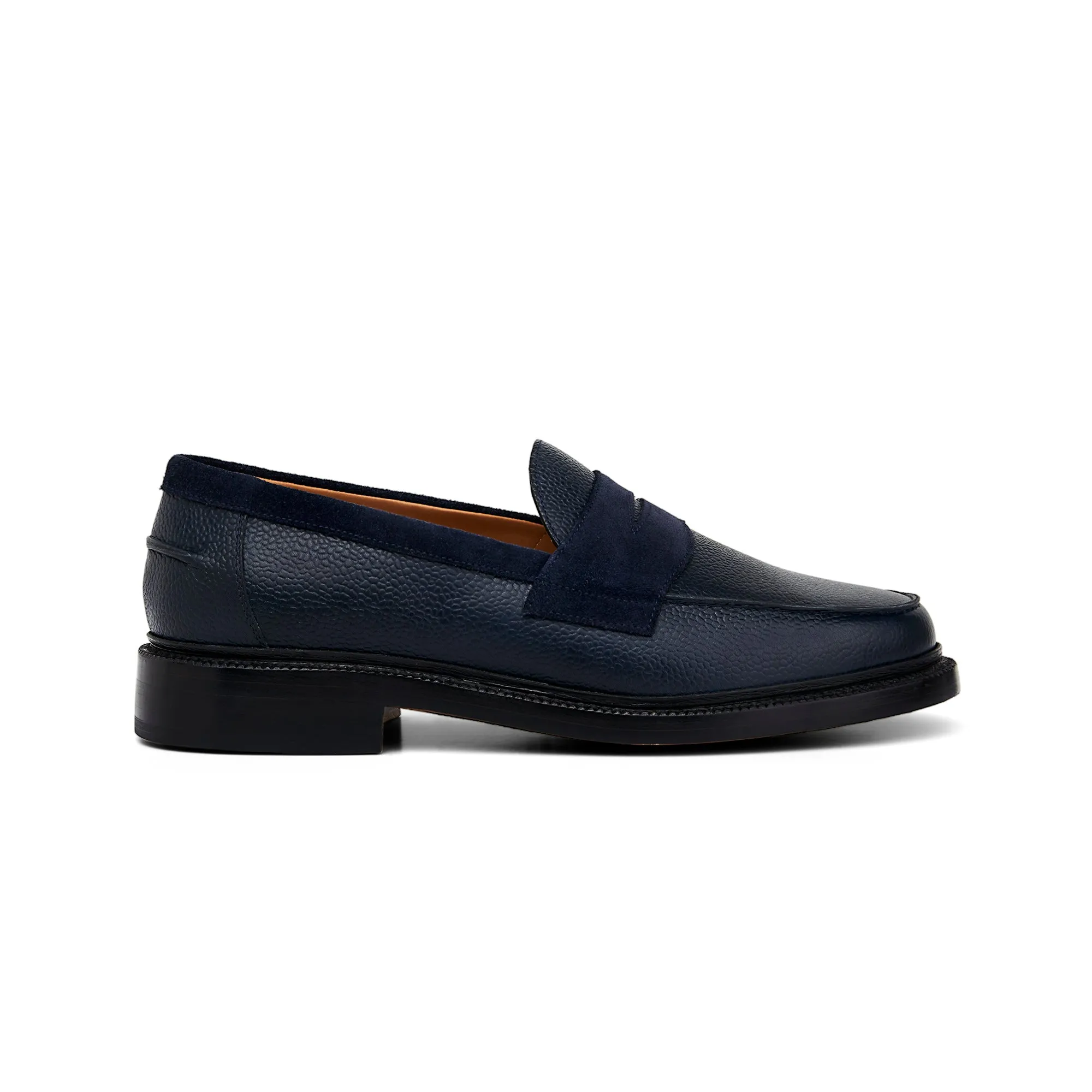 The Ellis Penny Loafer, Navy Flip