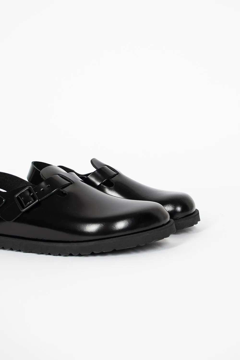 Tokio Leather Sandal Black