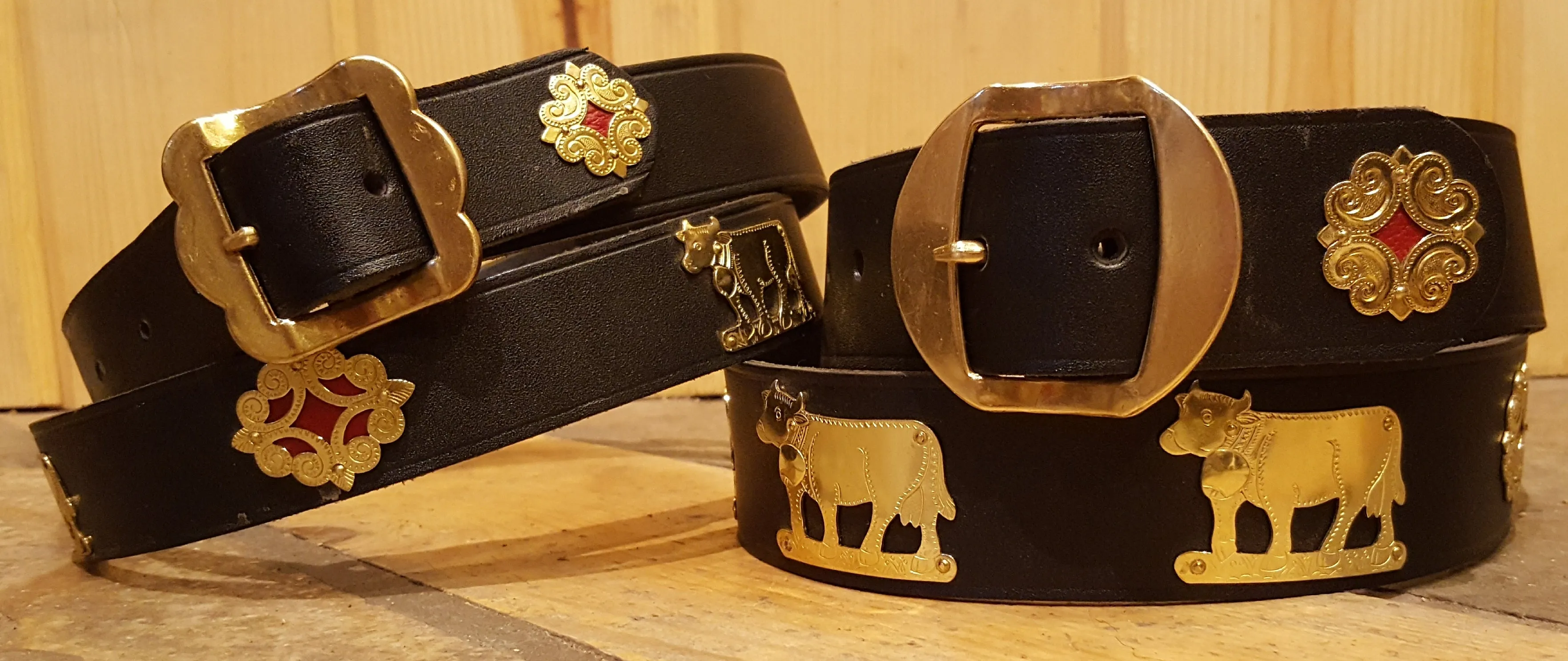 Authentic Traditional Swiss Appenzeller Leather Belt