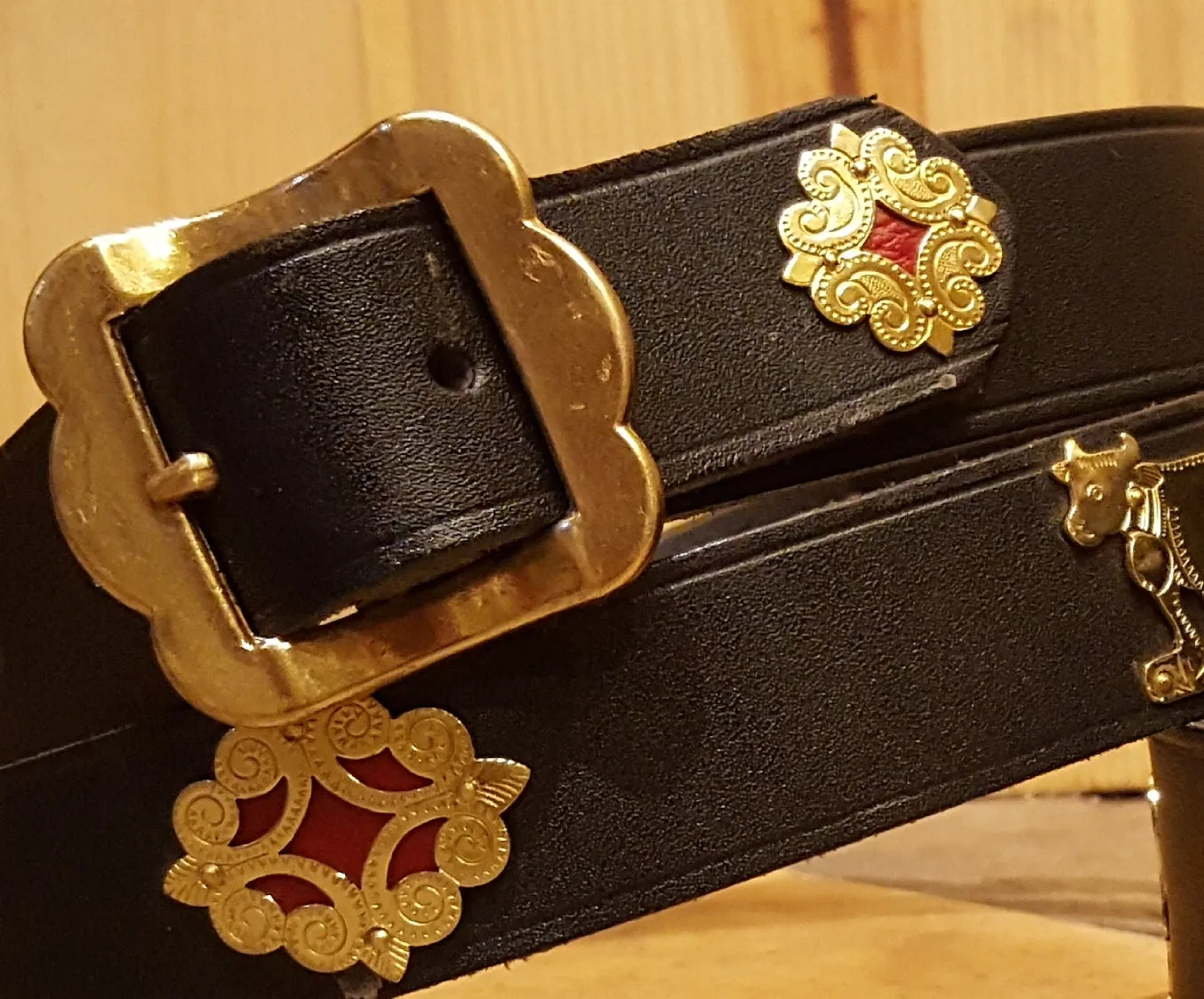 Authentic Traditional Swiss Appenzeller Leather Belt