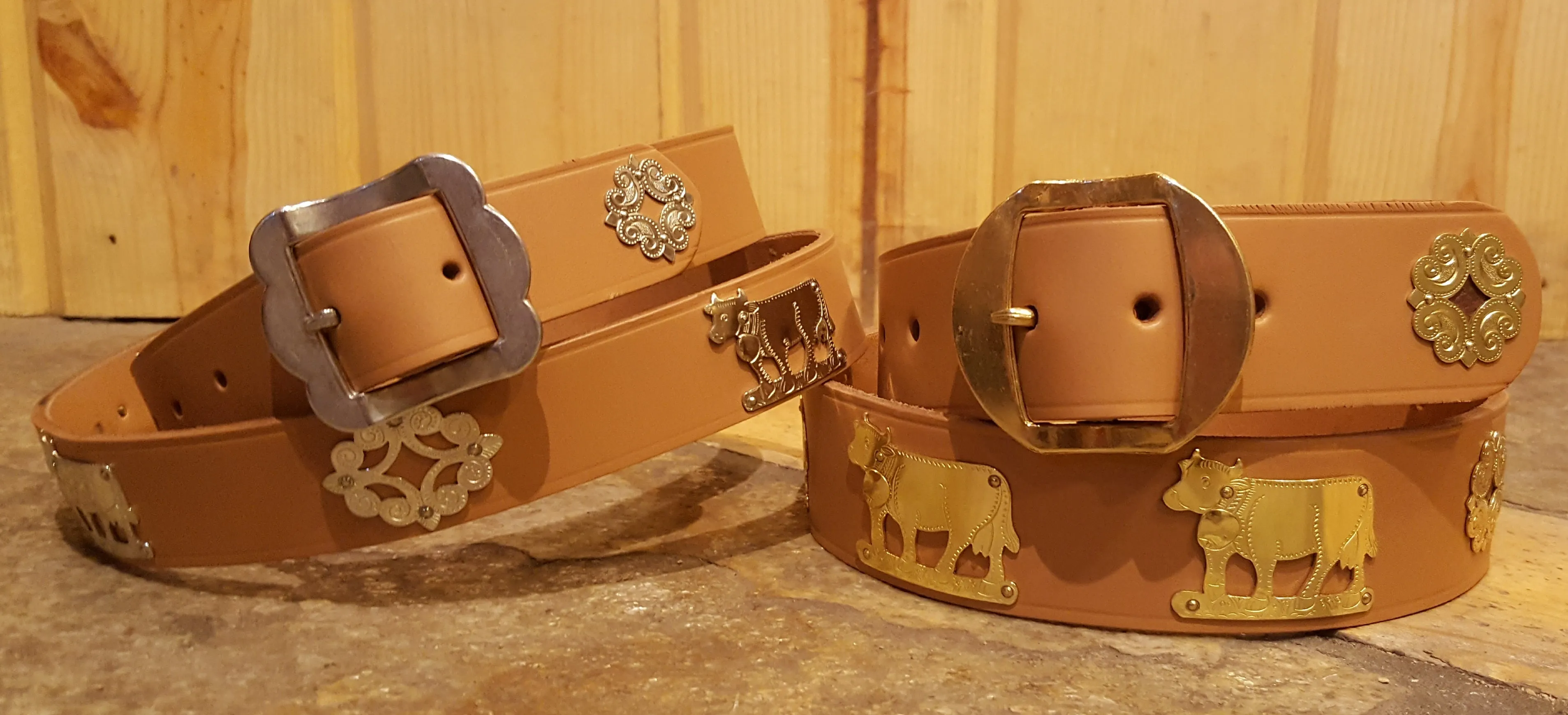 Authentic Traditional Swiss Appenzeller Leather Belt