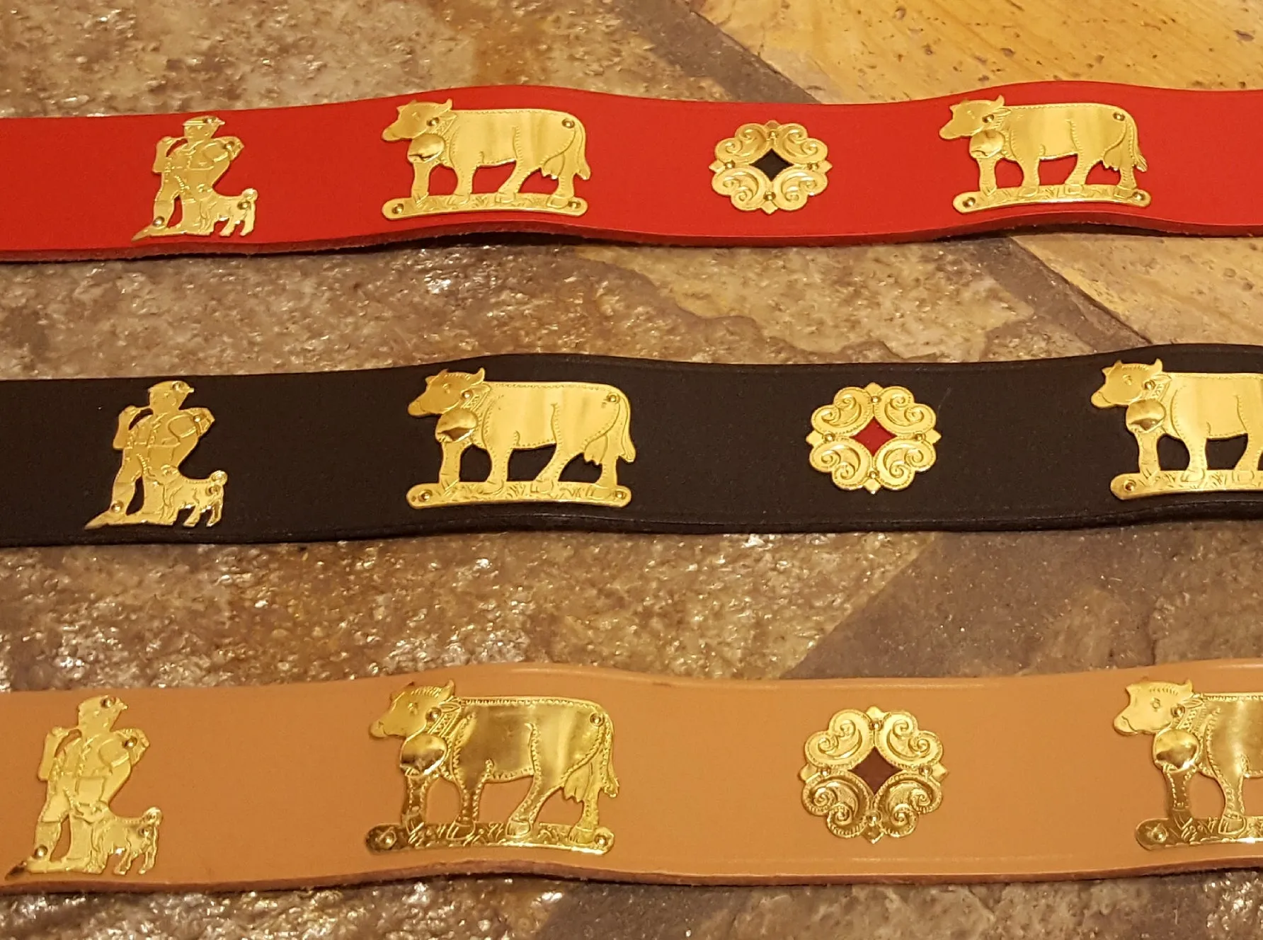 Authentic Traditional Swiss Appenzeller Leather Belt