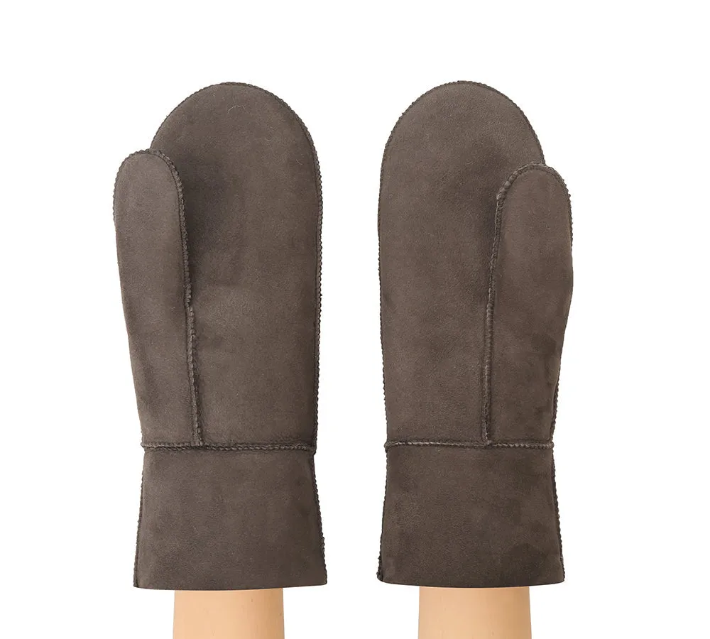 UGG AUSTRALIAN SHEPHERD Fluffy Sheepskin Wool Mittens