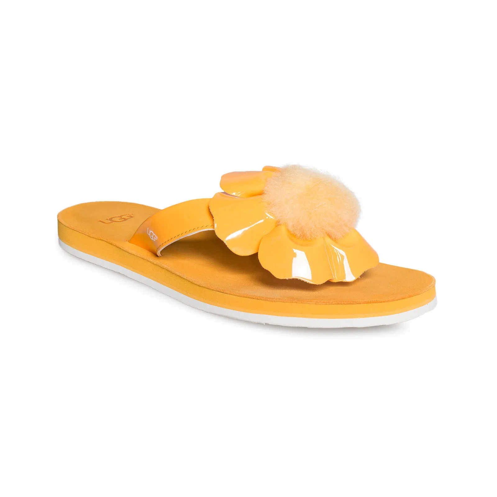 UGG Poppy Orange Zinnia Flip Flops - Women's