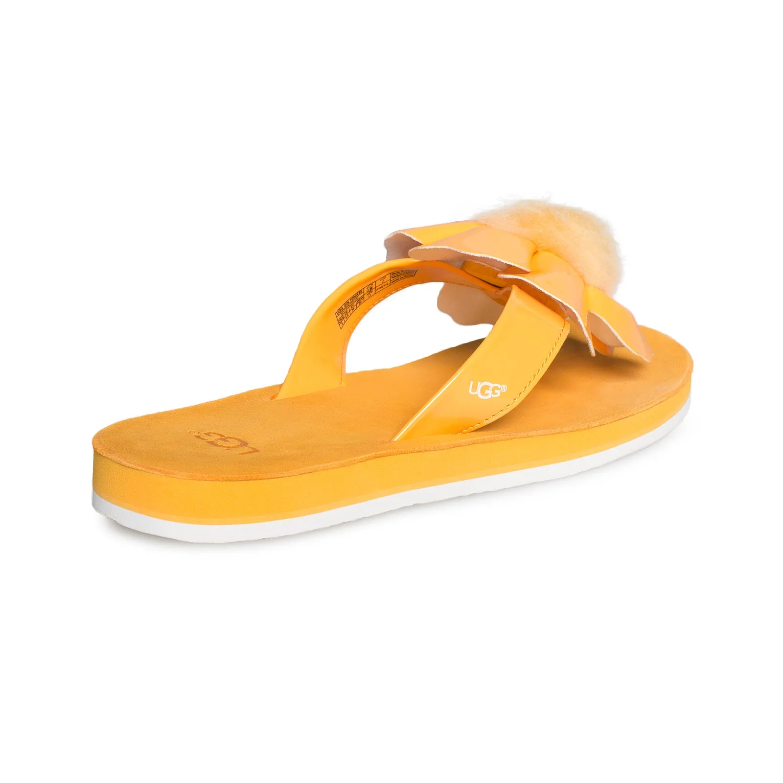 UGG Poppy Orange Zinnia Flip Flops - Women's