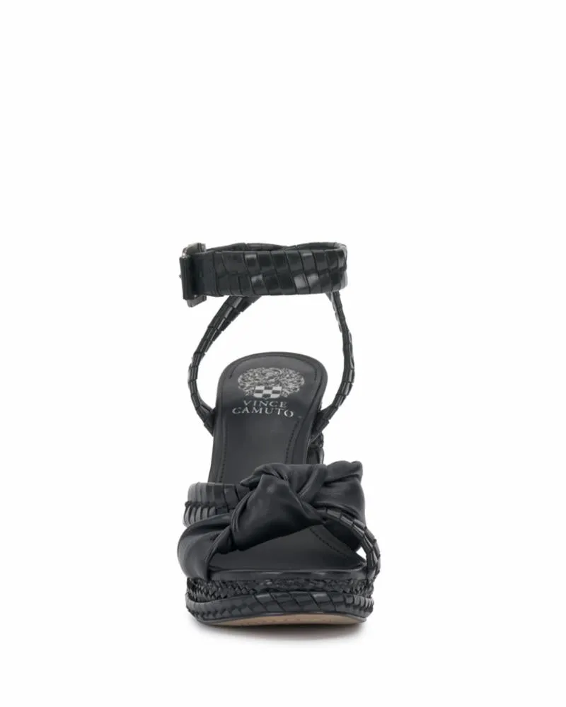 Vince Camuto FANCEY BLACK/BABY SHEEP LARGE WRAPPED