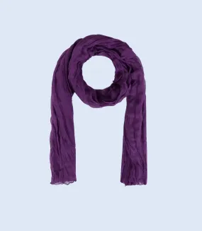 WA0842-PURPLE-Scarf For Women