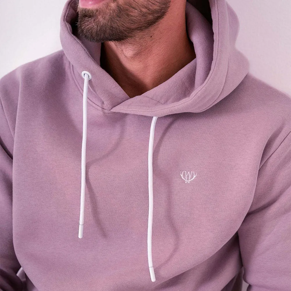 Walker & Hunt Understated Hoodie | Lilac Chalk