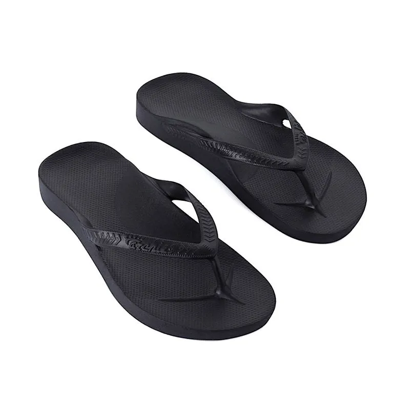 Women's Arch Support Flip Flop Black