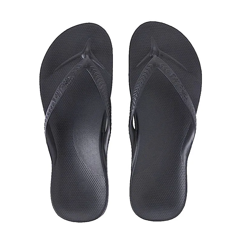 Women's Arch Support Flip Flop Black