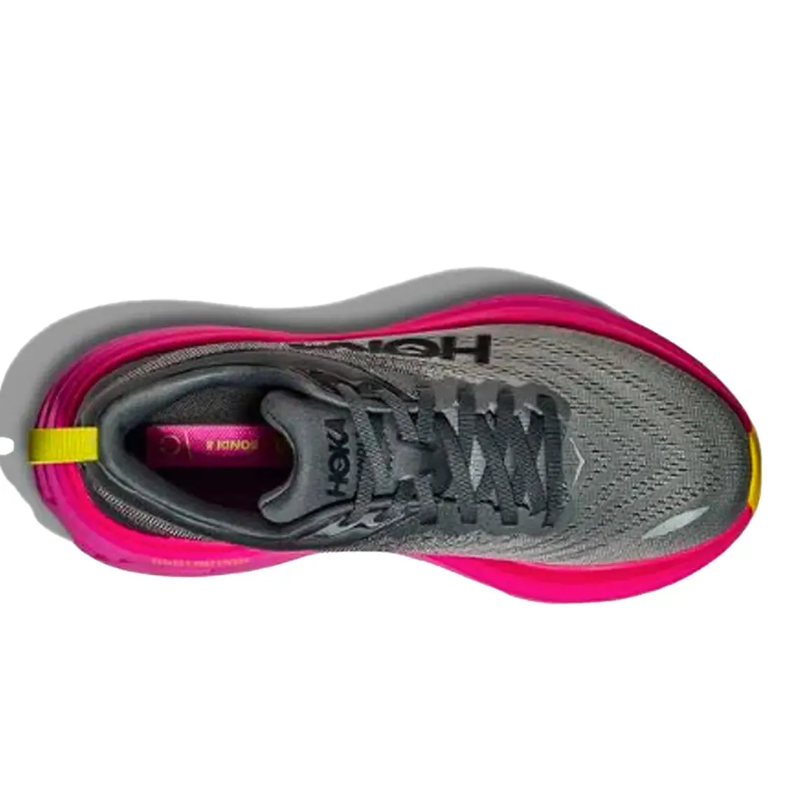 Womens Hoka Bondi 8 - Castlerock / Strawberry