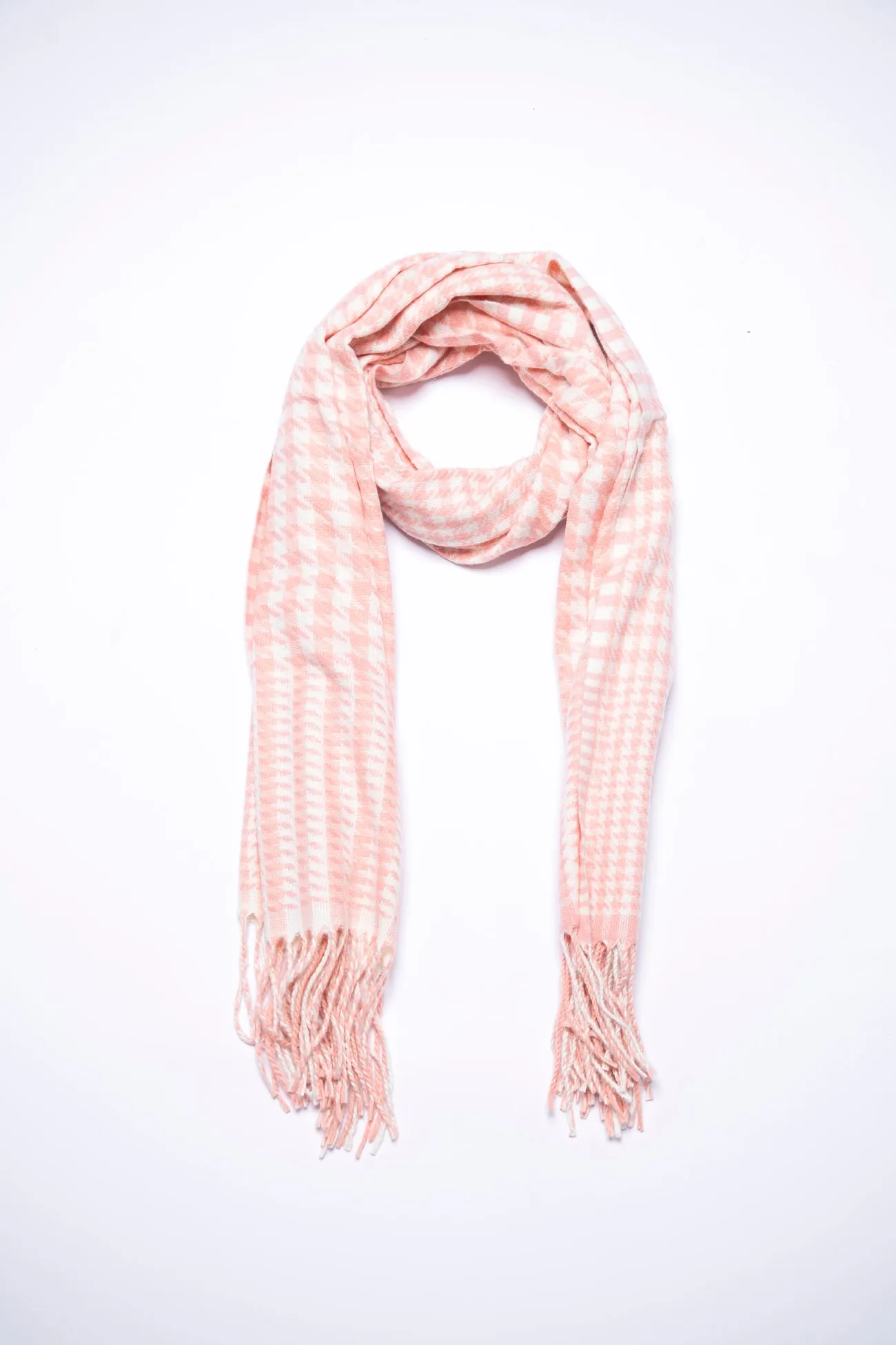 WOOL CHECK SCARF